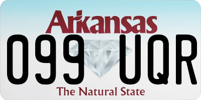 AR license plate 099UQR