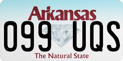 AR license plate 099UQS