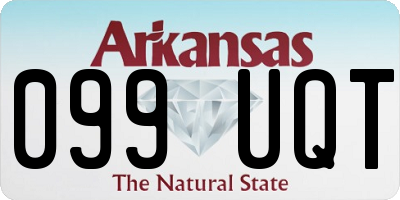 AR license plate 099UQT