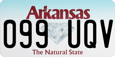 AR license plate 099UQV