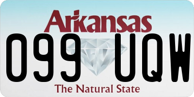 AR license plate 099UQW