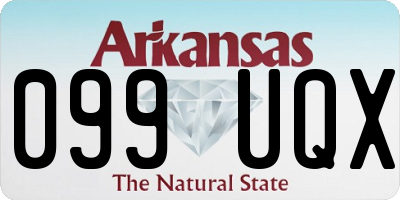 AR license plate 099UQX