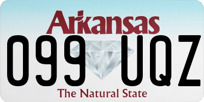 AR license plate 099UQZ