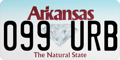 AR license plate 099URB