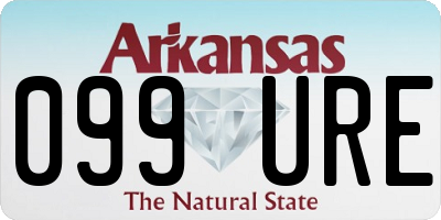 AR license plate 099URE