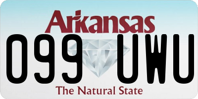 AR license plate 099UWU