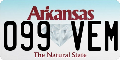 AR license plate 099VEM