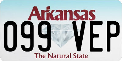 AR license plate 099VEP