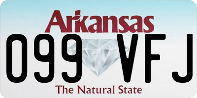 AR license plate 099VFJ