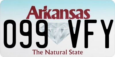 AR license plate 099VFY