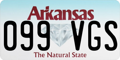AR license plate 099VGS