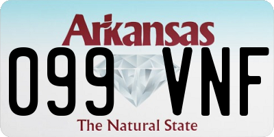 AR license plate 099VNF