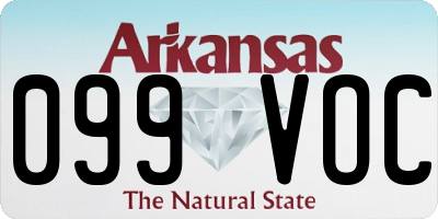 AR license plate 099VOC