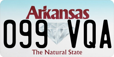 AR license plate 099VQA