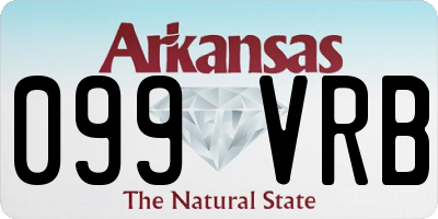 AR license plate 099VRB