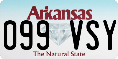 AR license plate 099VSY