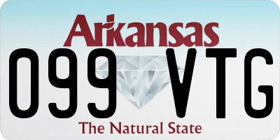 AR license plate 099VTG