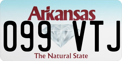 AR license plate 099VTJ