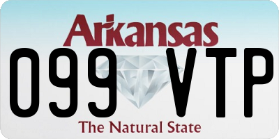 AR license plate 099VTP