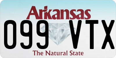 AR license plate 099VTX