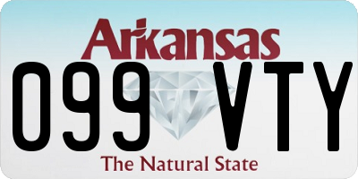 AR license plate 099VTY