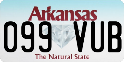 AR license plate 099VUB