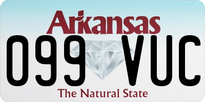 AR license plate 099VUC