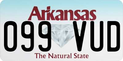 AR license plate 099VUD