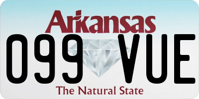 AR license plate 099VUE
