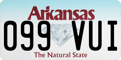 AR license plate 099VUI