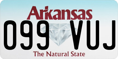 AR license plate 099VUJ