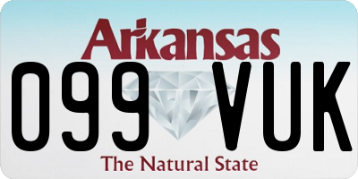 AR license plate 099VUK
