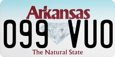 AR license plate 099VUO