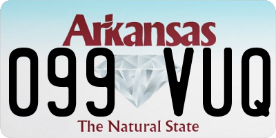 AR license plate 099VUQ