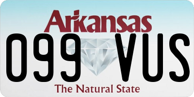 AR license plate 099VUS