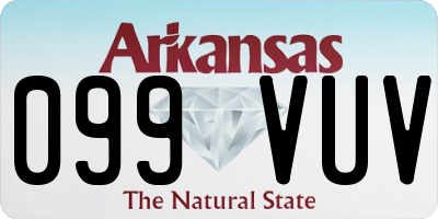 AR license plate 099VUV