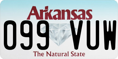 AR license plate 099VUW