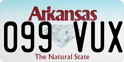 AR license plate 099VUX