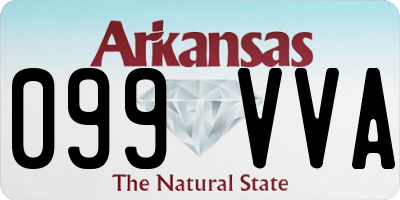 AR license plate 099VVA