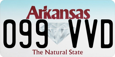 AR license plate 099VVD