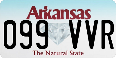 AR license plate 099VVR
