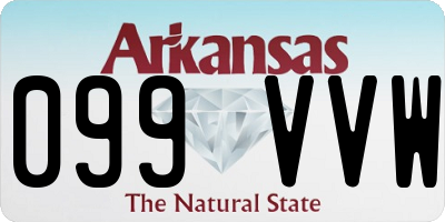 AR license plate 099VVW