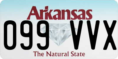 AR license plate 099VVX