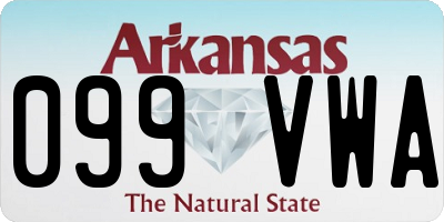 AR license plate 099VWA