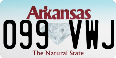 AR license plate 099VWJ