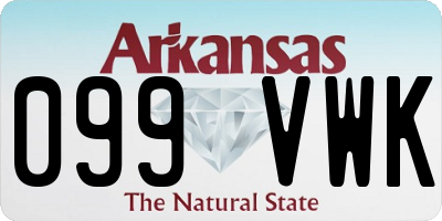 AR license plate 099VWK
