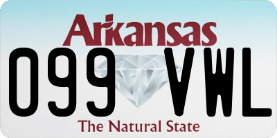 AR license plate 099VWL