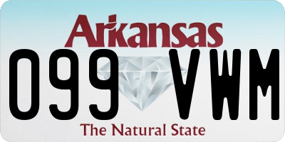 AR license plate 099VWM
