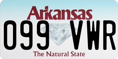 AR license plate 099VWR