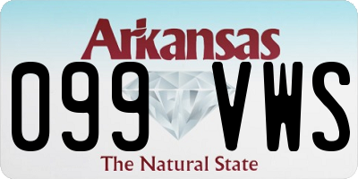 AR license plate 099VWS